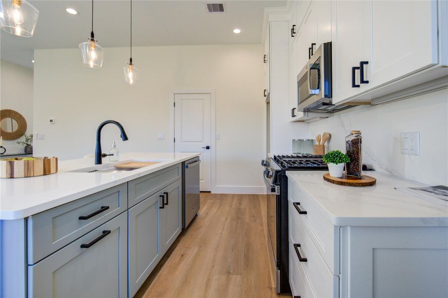 Furnished interior view inside a new home in , Houston (Image 14).