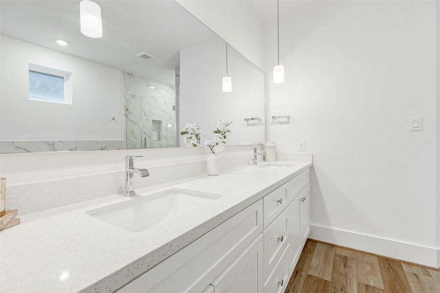 Furnished interior view inside a new home in , Houston (Image 12). Furnished interior view inside a new home in , Houston (Image 12).