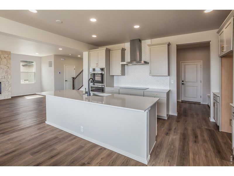 Furnished interior view inside a new home in Prairie Song Story Collection - Single Family Homes, Windsor (Image 4).