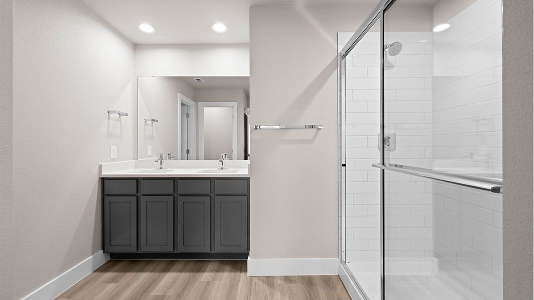 Furnished interior view inside a new home in The Islands of Rockport, Rockport (Image 10).