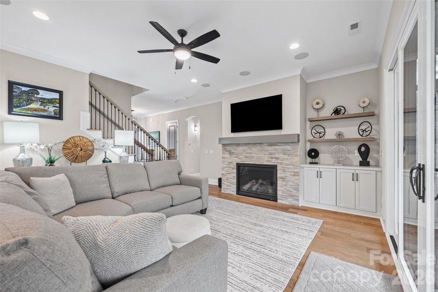 Furnished interior view inside a new home in , Charlotte (Image 7).