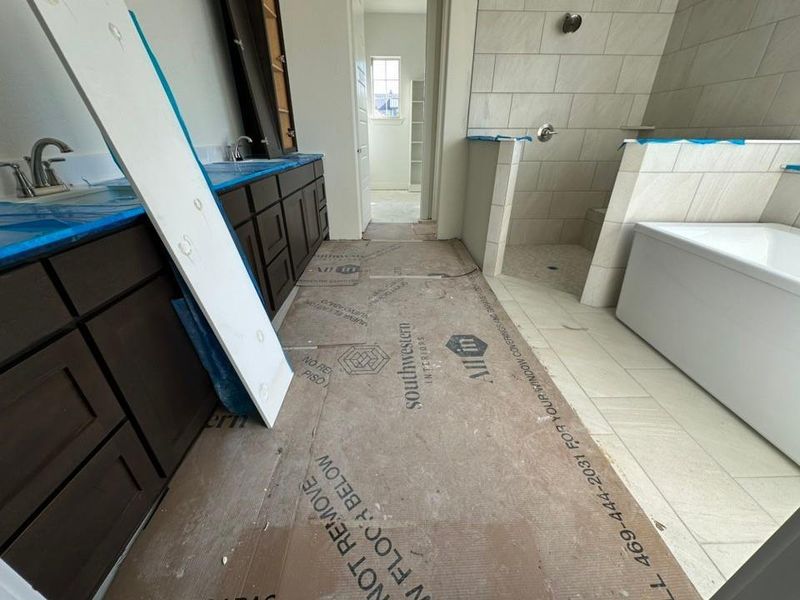 In-progress construction of a new home in Fannin Ranch, Leonard, TX (Image 17).