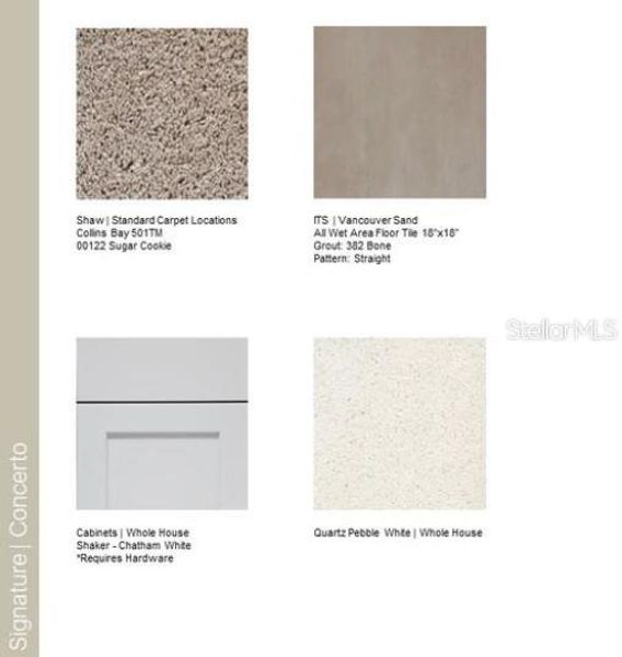 Sample of building materials used in homes in Palm Wind, Hudson (Image 14).