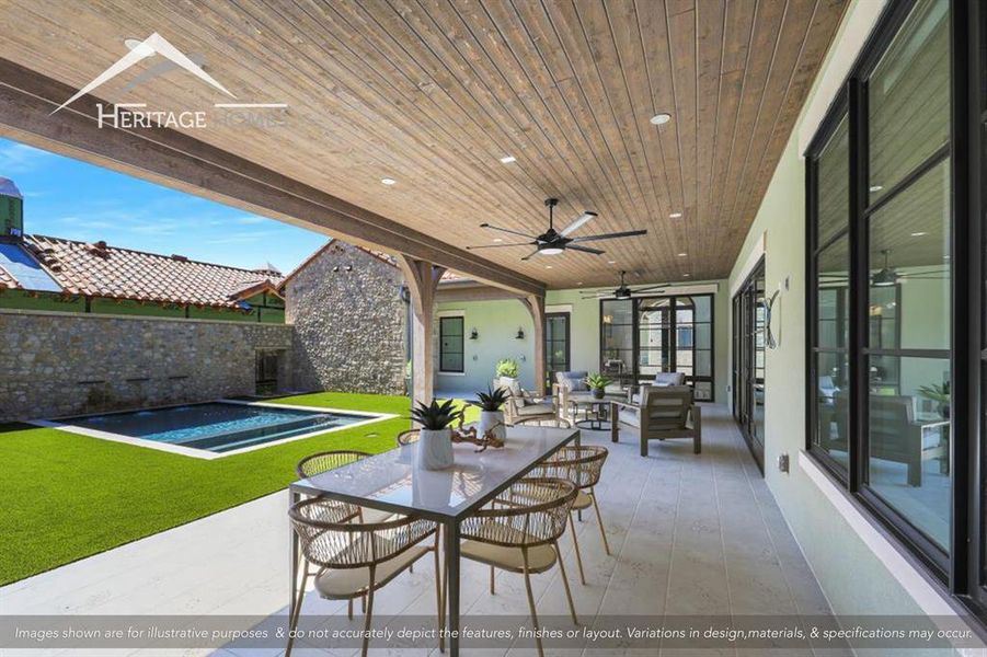 Exterior details and patio area of a home in , Westlake (Image 2). Exterior details and patio area of a home in , Westlake (Image 2).