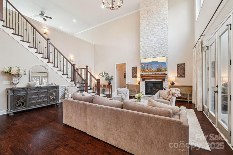 Furnished interior view inside a new home in , Clover (Image 30).