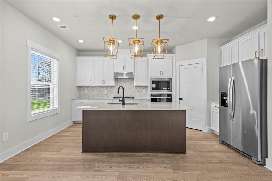 Furnished interior view inside a new home in Cedar Shoals - Signature Collection, Piedmont (Image 5).