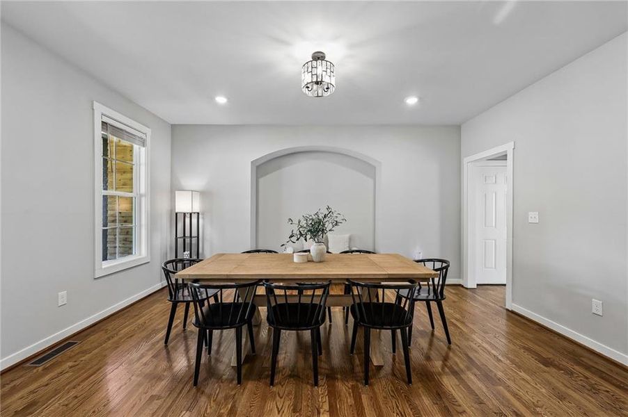 Furnished interior view inside a new home in , Flowery Branch (Image 7).