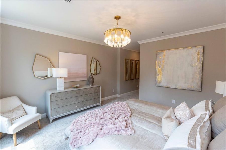 Furnished interior view inside a new home in , Peachtree Corners (Image 16).