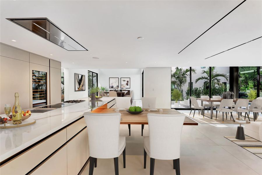 Furnished interior view inside a new home in , Miami (Image 79). Furnished interior view inside a new home in , Miami (Image 79).