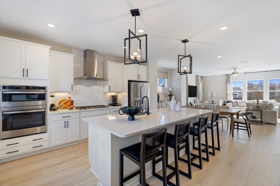 Furnished interior view inside a new home in Silverstone, Knightdale (Image 8).