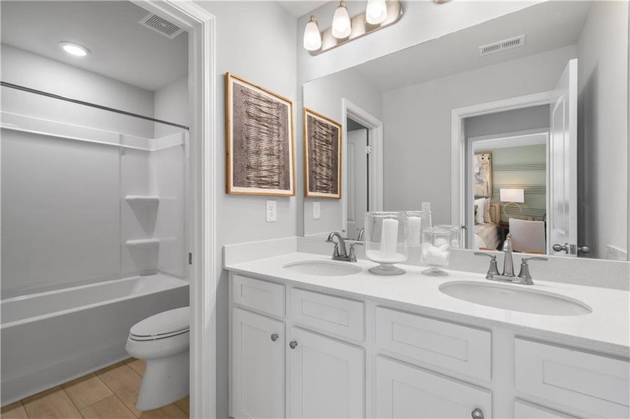 Furnished interior view inside a new home in Abbotts Crossing, Conyers (Image 21).