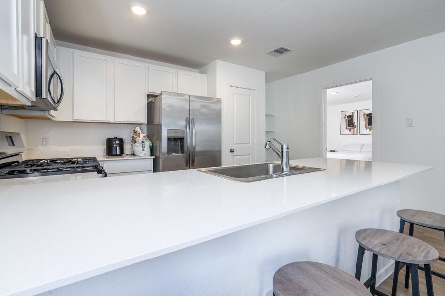 Furnished interior view inside a new home in Tavola: Cottage Collection, New Caney (Image 5). Furnished interior view inside a new home in Tavola: Cottage Collection, New Caney (Image 5).