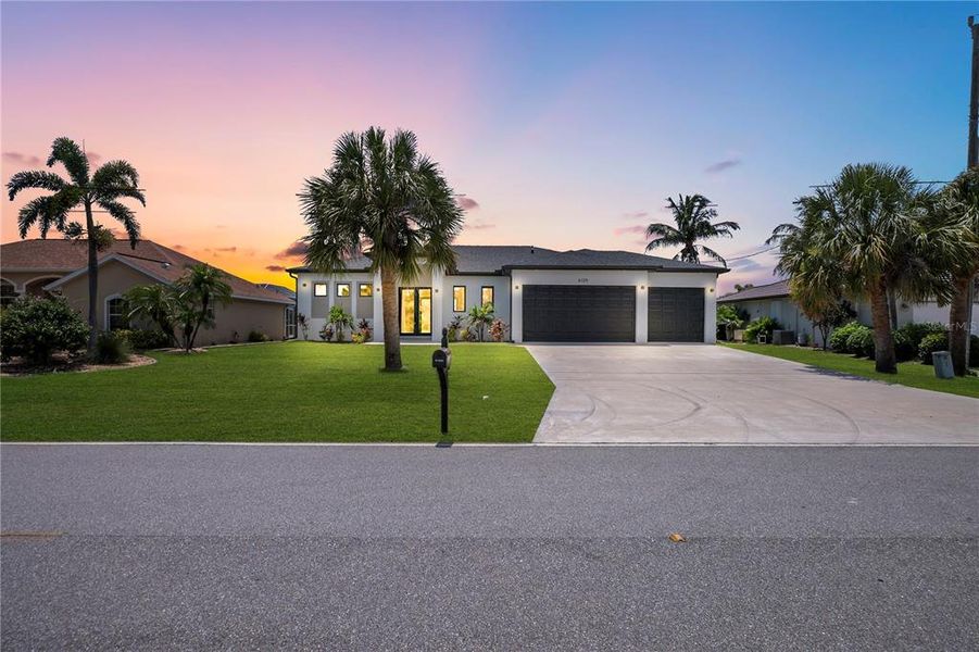 Front exterior of a new home in , Port Charlotte, FL, highlighting curb appeal (Image 24). Front exterior of a new home in , Port Charlotte, FL, highlighting curb appeal (Image 24).