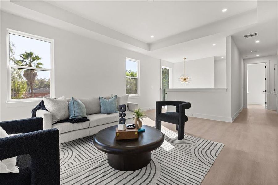 Furnished interior view inside a new home in , Orlando (Image 36). Furnished interior view inside a new home in , Orlando (Image 36).