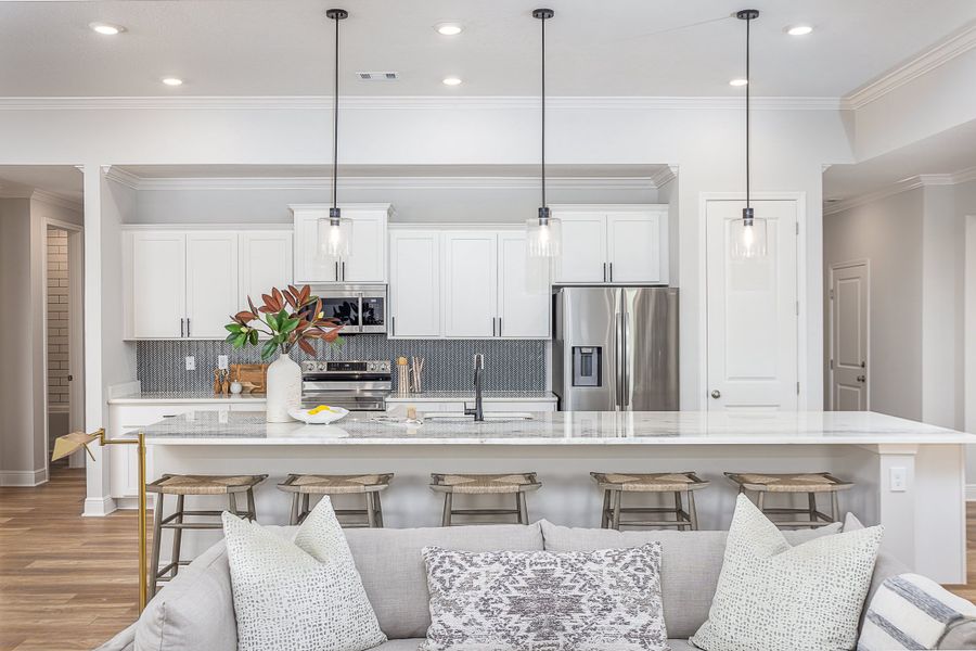 Furnished interior view inside a new home in Sugarmill Woods, Homosassa (Image 14).