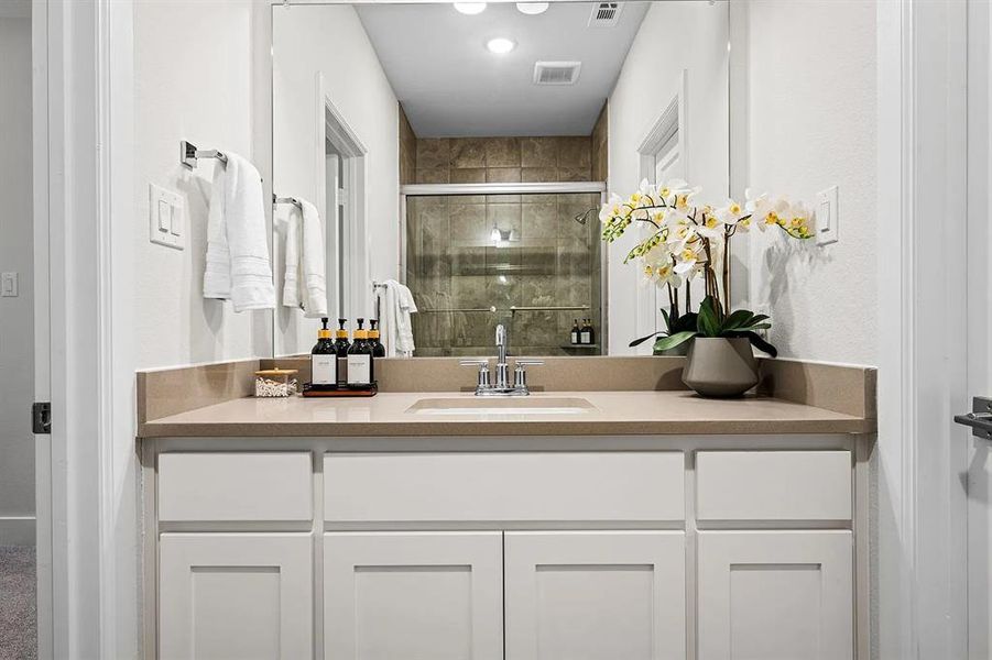 Furnished interior view inside a new home in , Rowlett (Image 18).