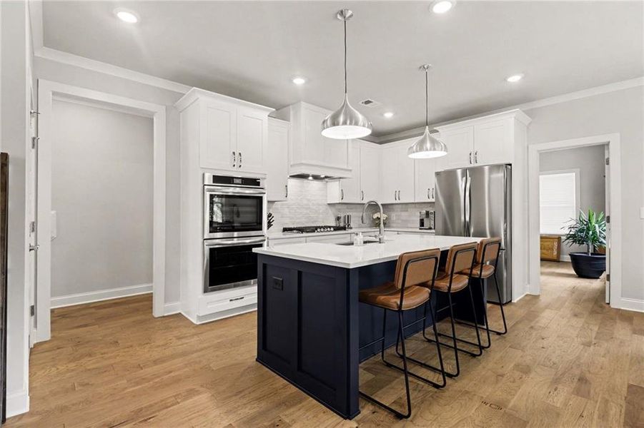 Furnished interior view inside a new home in , Marietta (Image 16).