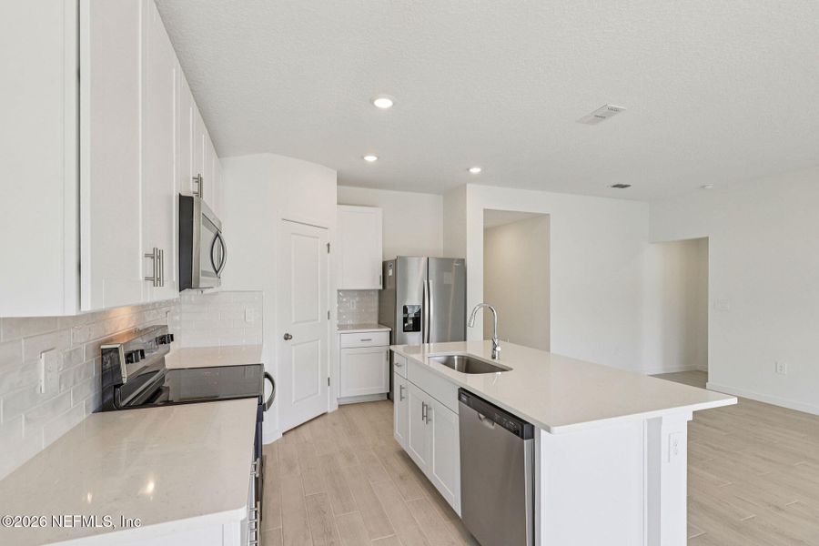Furnished interior view inside a new home in Kings Preserve, Jacksonville (Image 9).