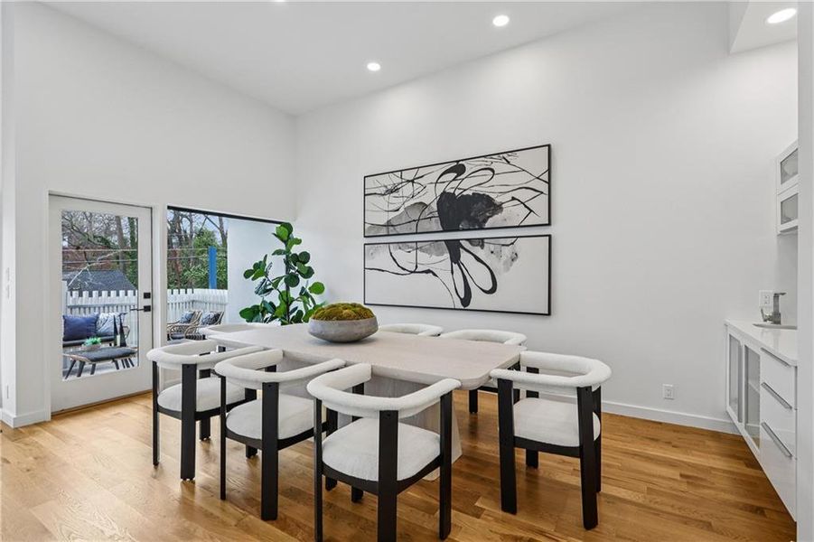 Furnished interior view inside a new home in , Atlanta (Image 13).