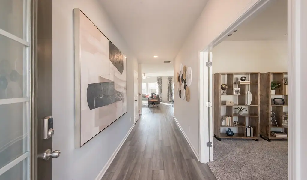 Furnished interior view inside a new home in Creekside at Oxford Park, Fairburn (Image 4).