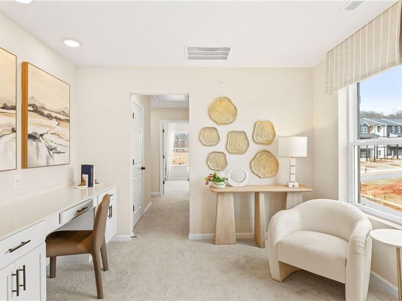Furnished interior view inside a new home in Hemingway, Cumming (Image 10).