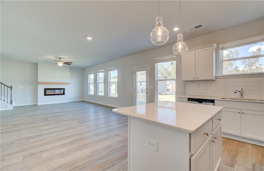 Furnished interior in a model home at Westminster in Covington (Image 14). Furnished interior in a model home at Westminster in Covington (Image 14).