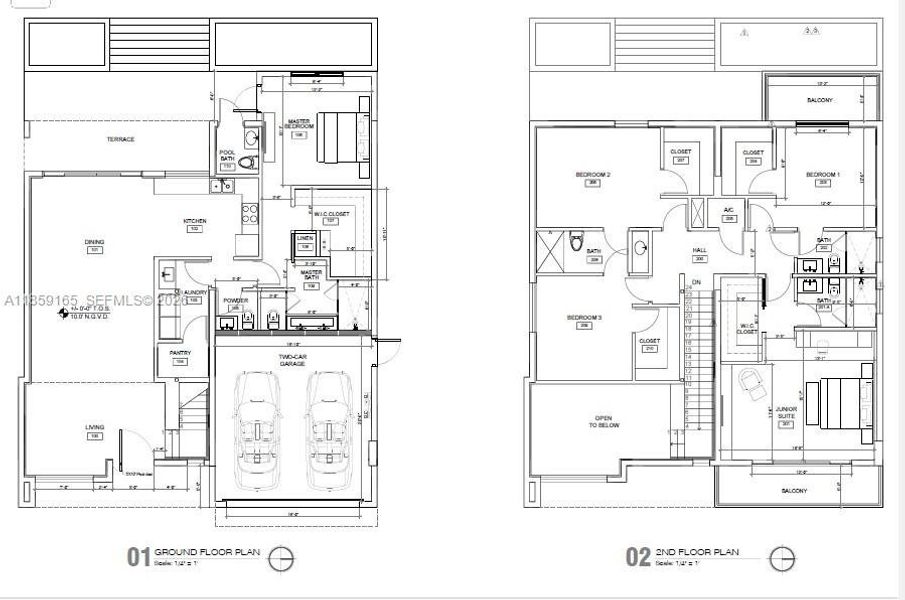 2D floor plan layout of this home in , North Bay Village, FL (Image 4).