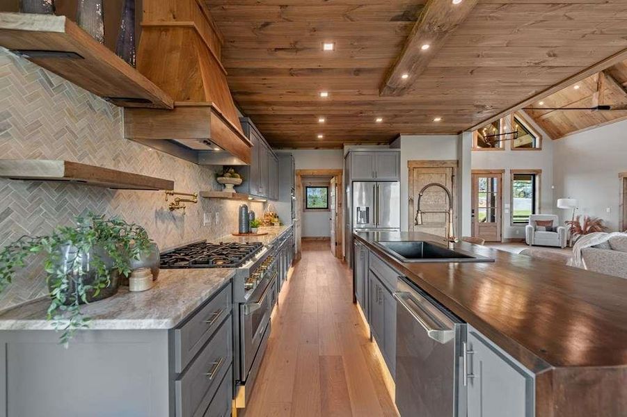 Furnished interior view inside a new home in , Blue Ridge (Image 17).