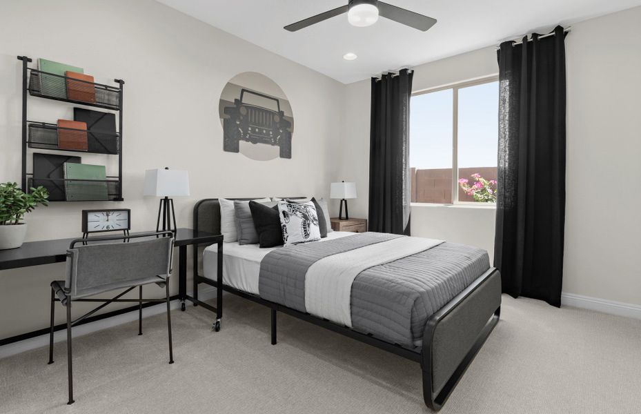 Representative furnished interior of a home built from the Hewitt by Pulte Homes in Strata, Dacono (Image 11).