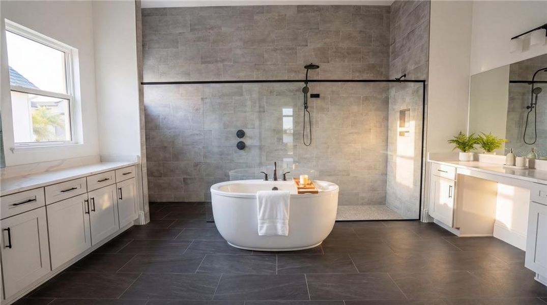 Furnished interior view inside a new home in , Orlando (Image 8). Furnished interior view inside a new home in , Orlando (Image 8).