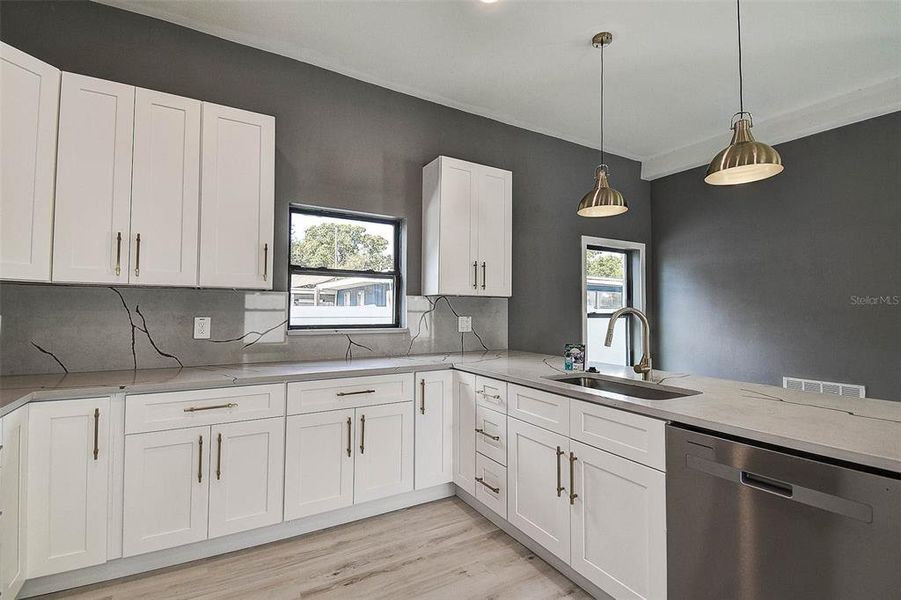 Furnished interior view inside a new home in , St. Petersburg (Image 9).