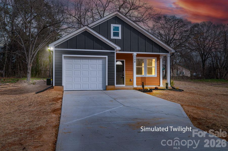 Front exterior of a new home in , Cherryville, NC, highlighting curb appeal (Image 27).