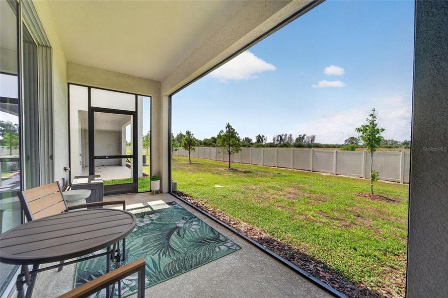Exterior details and patio area of a home in Mangrove Point, Apollo Beach (Image 27).