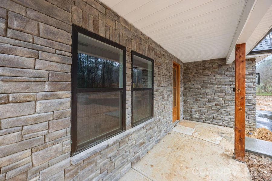 Exterior details and patio area of a home in , Cleveland (Image 27).