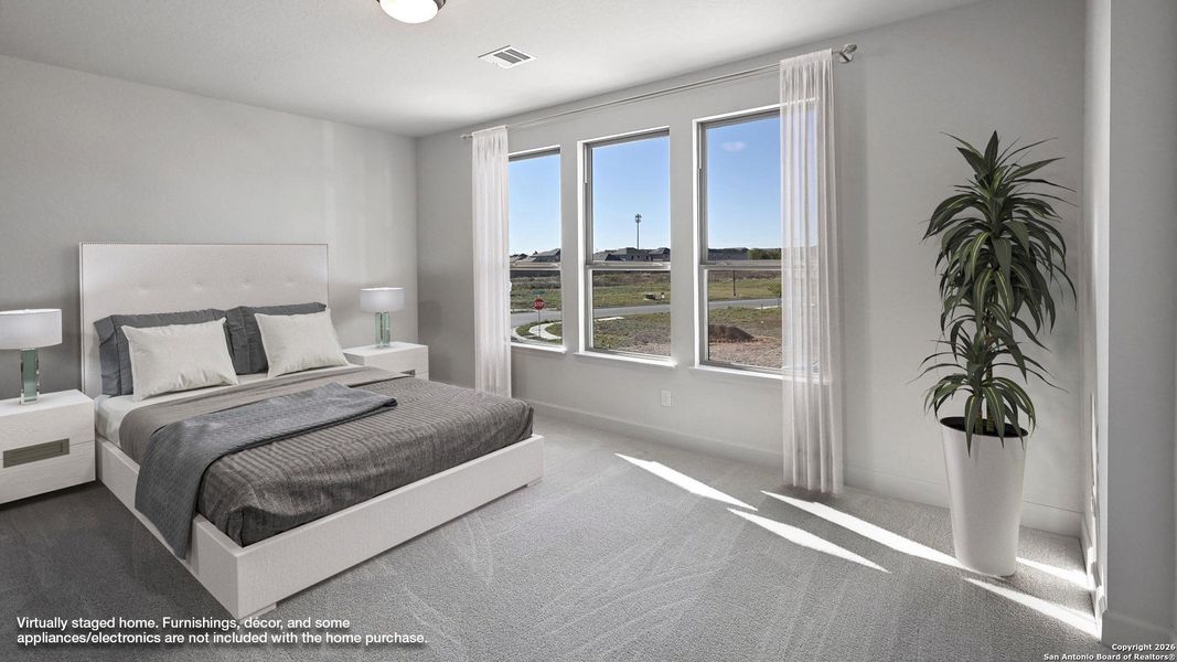 Furnished interior view inside a new home in Solms Landing 45', New Braunfels (Image 11).