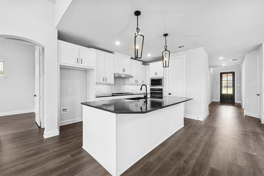 Furnished interior view inside a new home in South Pointe  Cottage Series, Mansfield (Image 10).