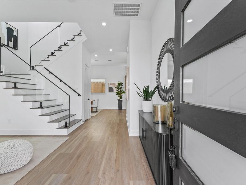 Furnished interior view inside a new home in , Houston (Image 7).