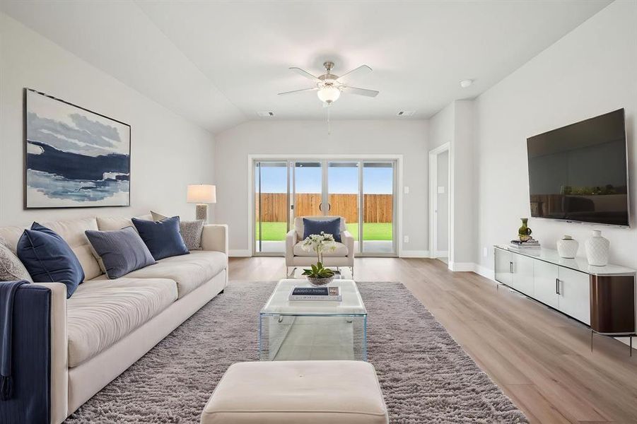 Furnished interior view inside a new home in Westmoor, Sherman (Image 14).