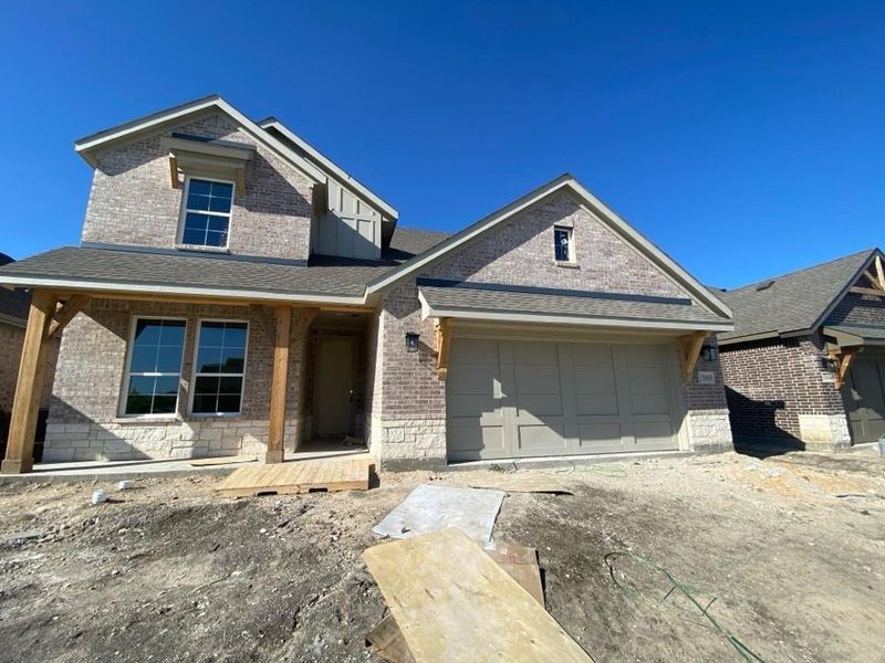 In-progress construction of a new home in Morningstar, Aledo, TX (Image 15).