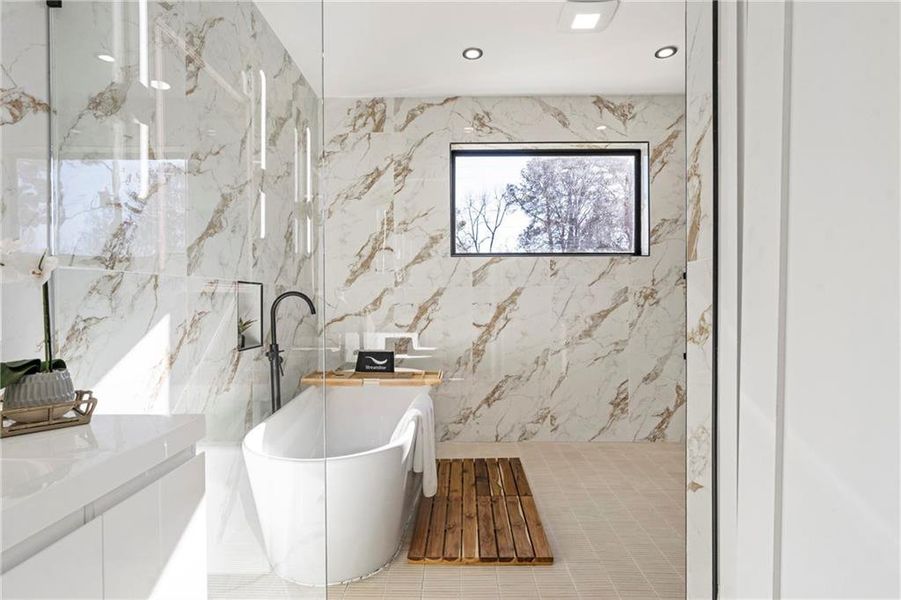 Furnished interior view inside a new home in , Decatur (Image 58).