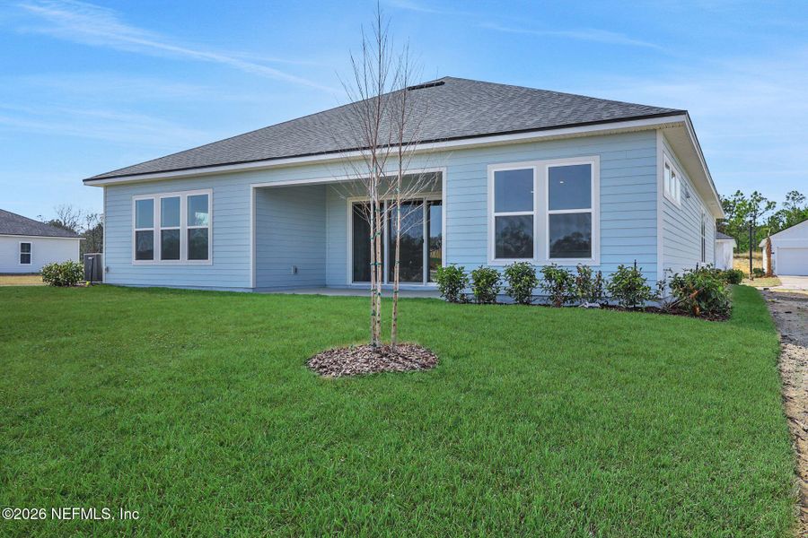 Exterior details and patio area of a home in Veranda Bay, Flagler Beach (Image 27).