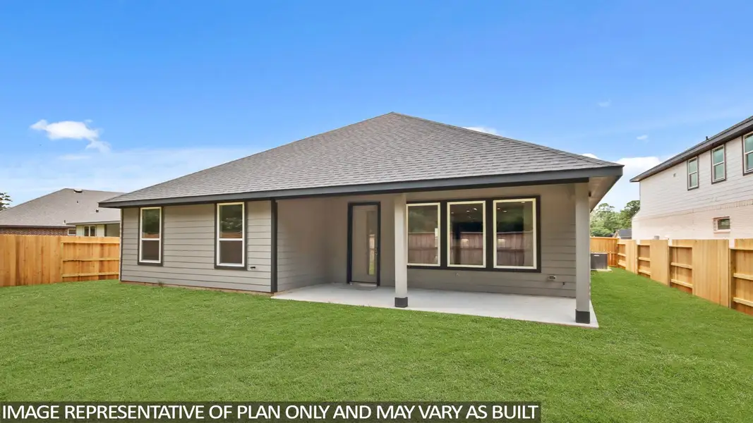 Representative exterior details of a home built from the Garnet by D.R. Horton in Mill Creek Estates, Magnolia (Image 4). Representative exterior details of a home built from the Garnet by D.R. Horton in Mill Creek Estates, Magnolia (Image 4).