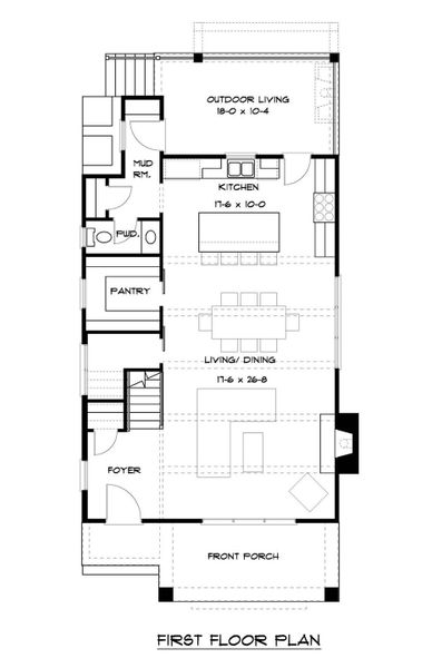 2D floor plan layout of this home in , Charlotte, NC (Image 5).