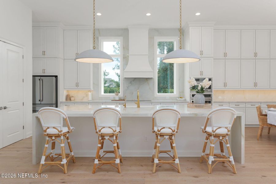 Furnished interior view inside a new home in Nocatee, Ponte Vedra (Image 8). Furnished interior view inside a new home in Nocatee, Ponte Vedra (Image 8).