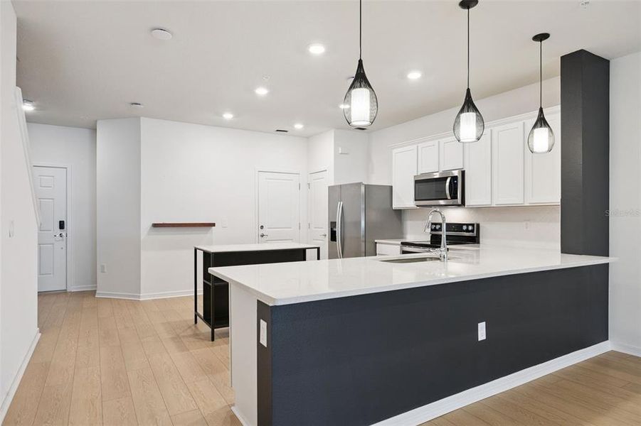 Furnished interior view inside a new home in Grayson Square, Winter Park (Image 16). Furnished interior view inside a new home in Grayson Square, Winter Park (Image 16).