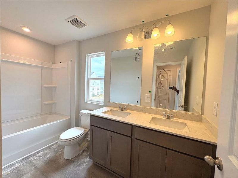 Furnished interior view inside a new home in Stegall Village, Cartersville (Image 30). Furnished interior view inside a new home in Stegall Village, Cartersville (Image 30).