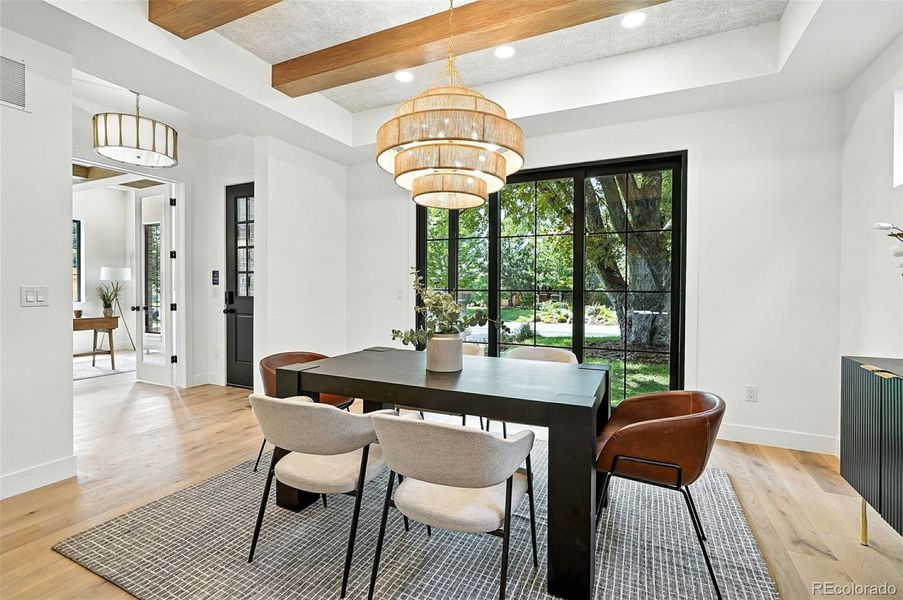 Furnished interior view inside a new home in , Denver (Image 34).
