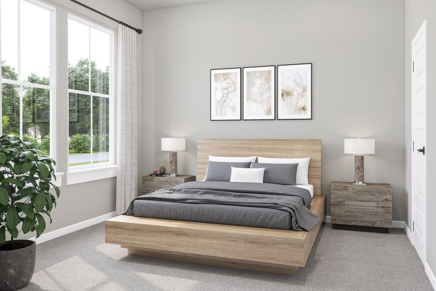 Representative furnished interior of a home built from the Rosedale by Tri Pointe Homes in Lariat, Liberty Hill (Image 8).