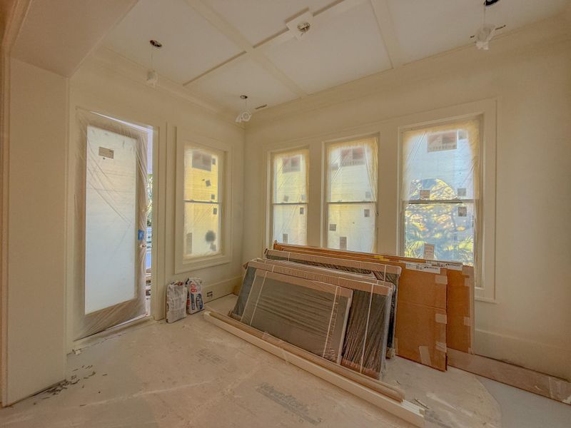 In-progress construction of a new home in , Isle Of Palms, SC (Image 50).