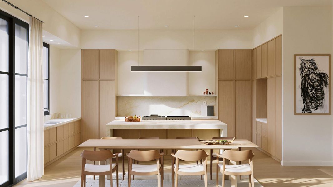 Dining and Kitchen Dining and Kitchen